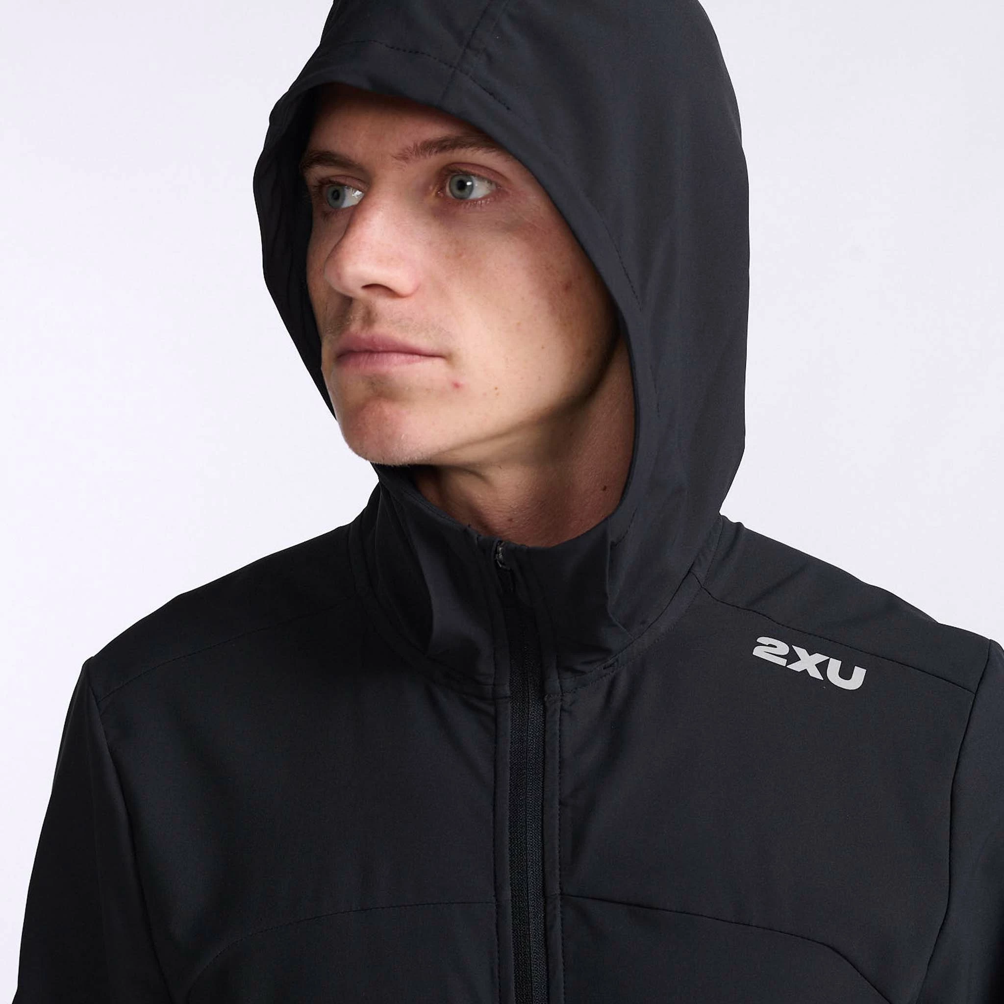 2XU | Men's Aero Jacket - Black 6 2XU | Men's Aero Jacket - Black - Image 4