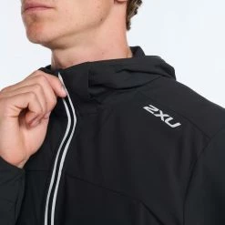 2XU | Men's Aero Jacket - Black 12 2XU | Men's Aero Jacket - Black -True Motion Sales Store MR6858aBLKSRF M 2XU AeroJacket zipper