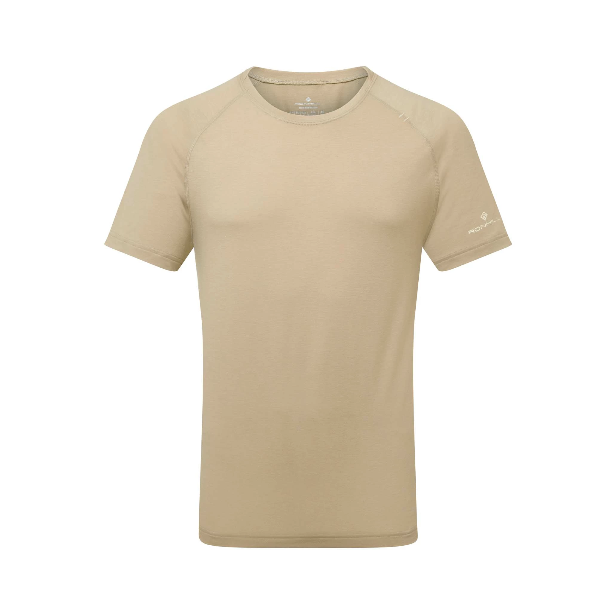 Ronhill | Men's Life Tencel S/S Tee - Latte Marl 3 Ronhill | Men's Life Tencel S/S Tee - Latte Marl