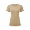 Ronhill | Women's Life Tencel S/S Tee - Latte -True Motion Sales Store RH 005336RH 01001 W Ronhill LifeTencelSSTee front