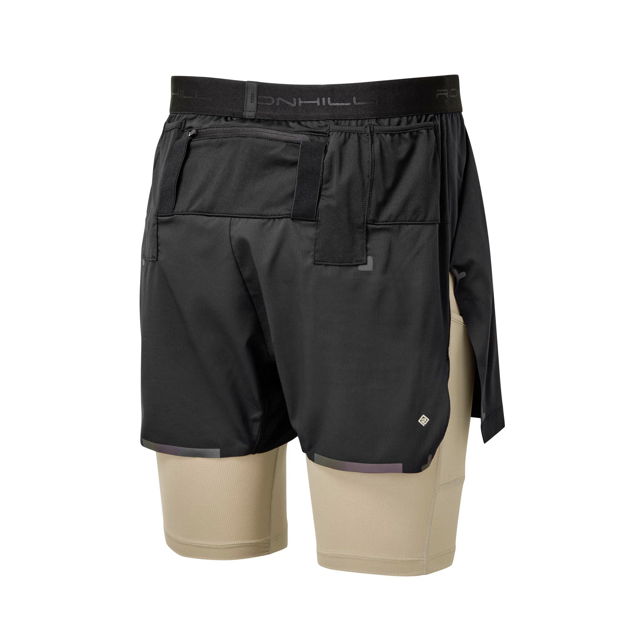 Ronhill | Men's Tech Ultra Twin Short - Black 4 Ronhill | Men's Tech Ultra Twin Short - Black - Image 2