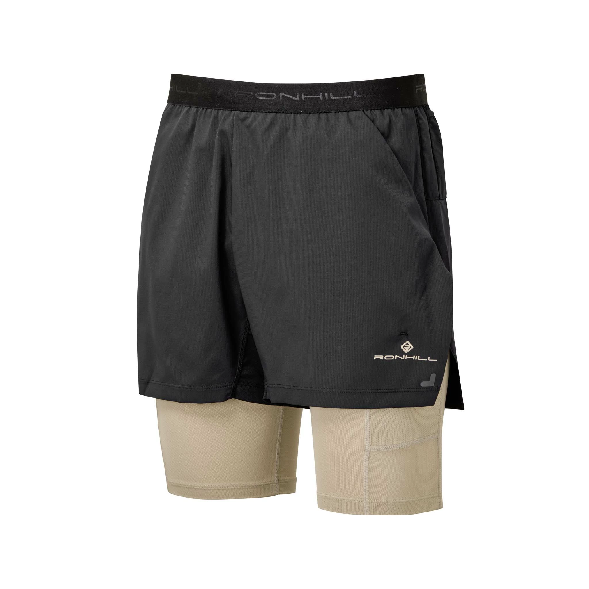 Ronhill | Men's Tech Ultra Twin Short - Black 3 Ronhill | Men's Tech Ultra Twin Short - Black