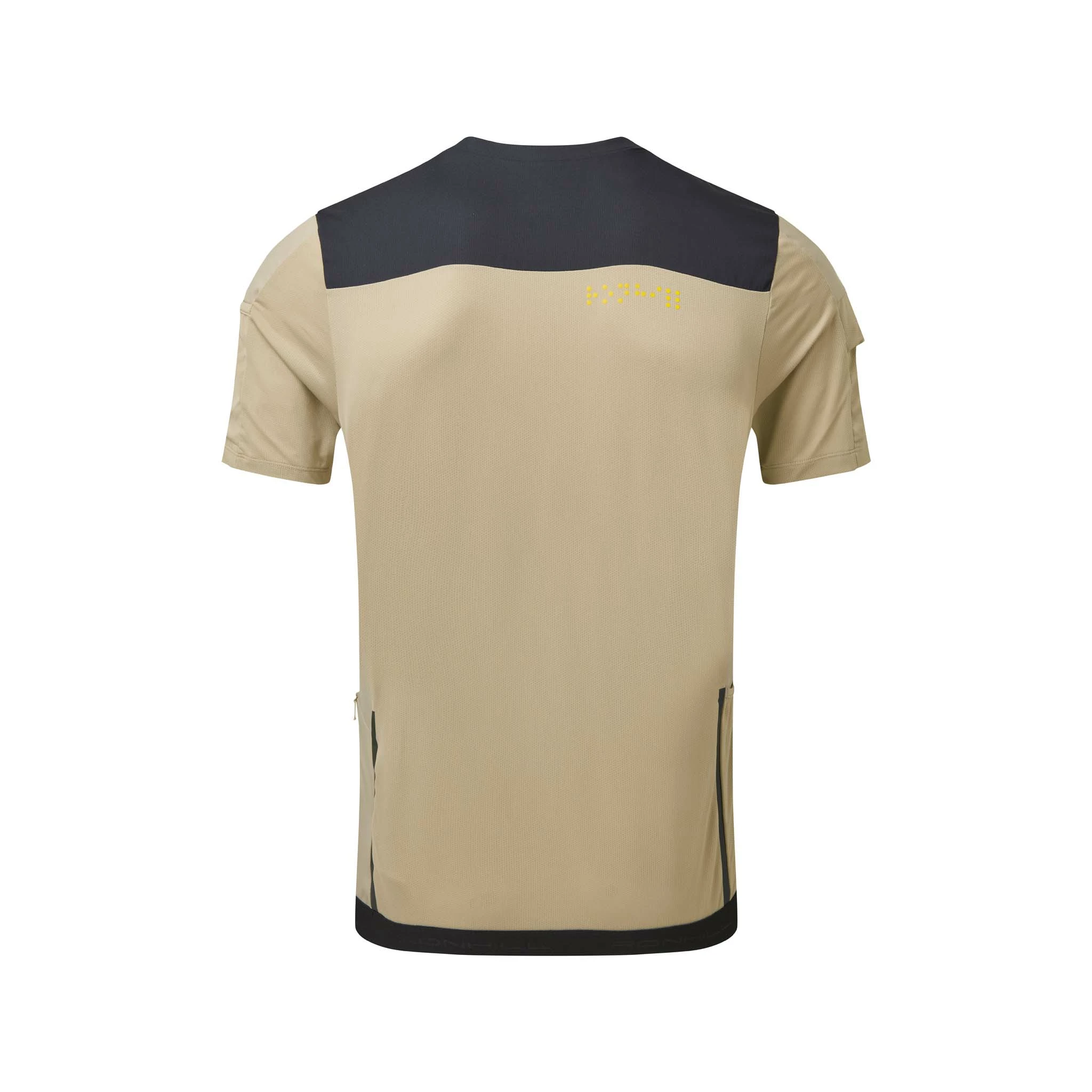 Ronhill | Men's Tech Ultra 1/2 Zip Tee - Latte 4 Ronhill | Men's Tech Ultra 1/2 Zip Tee - Latte - Image 2