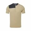 Ronhill | Men's Tech Ultra 1/2 Zip Tee - Latte 1 Ronhill | Men's Tech Ultra 1/2 Zip Tee - Latte -True Motion Sales Store RH 005356RH 01003 M Ronhill TechUltra12ZipTee front