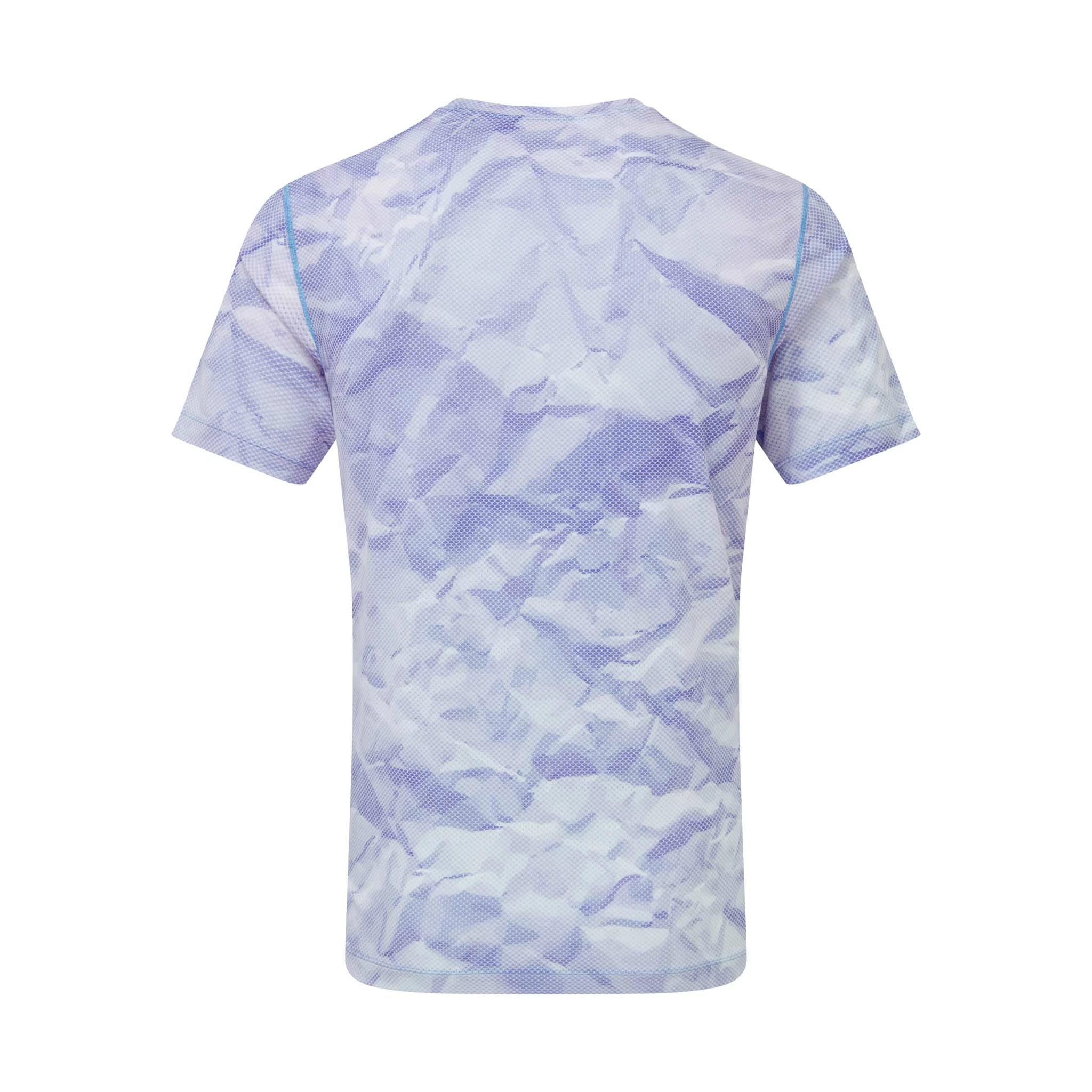 Ronhill | Men's Tech Golden Hour Tee - Lake Blue Crinkle 4 Ronhill | Men's Tech Golden Hour Tee - Lake Blue Crinkle - Image 2