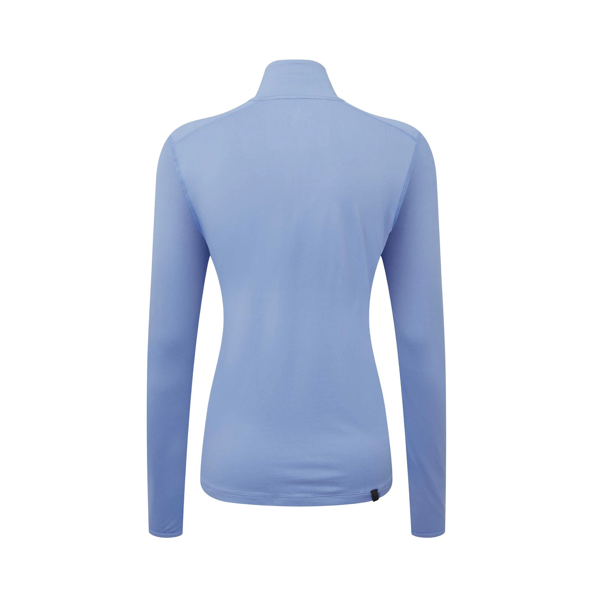 Ronhill | Women's Life Practice 1/2 Zip Tee - Lake Blue 4 Ronhill | Women's Life Practice 1/2 Zip Tee - Lake Blue - Image 2