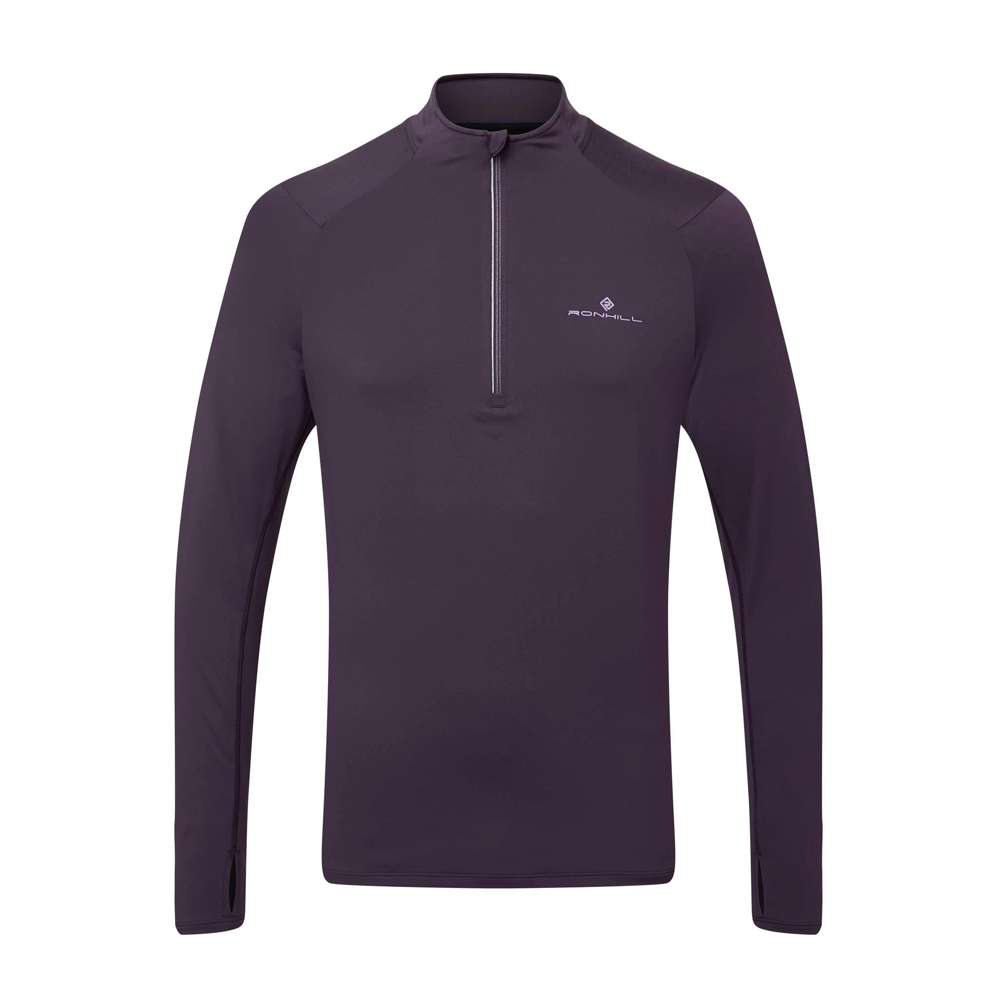 Ronhill | Men's Life Practice 1/2 Zip Tee - Nightshade 3 Ronhill | Men's Life Practice 1/2 Zip Tee - Nightshade