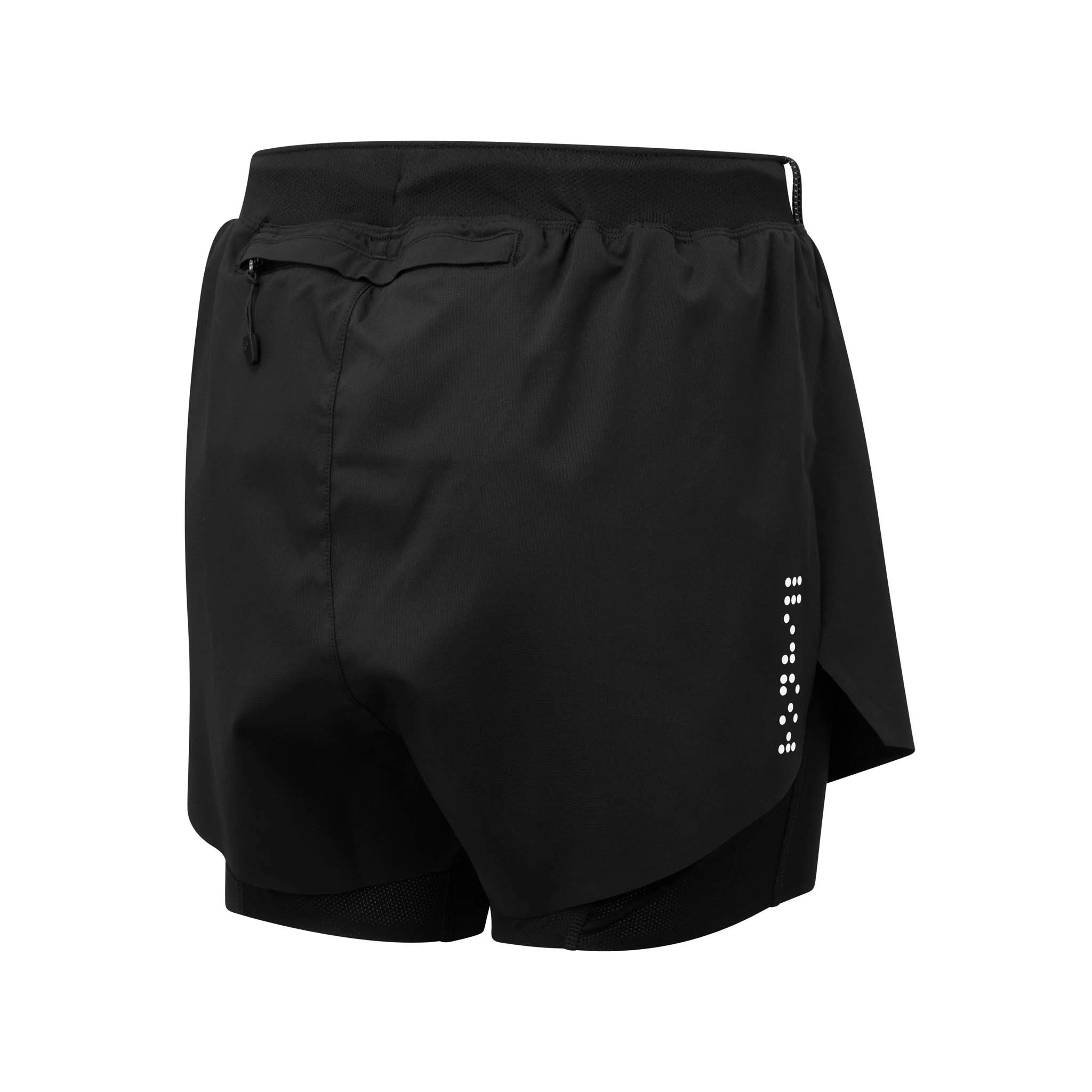 Ronhill | Women's Tech Distance Twin Short - All Black 4 Ronhill | Women's Tech Distance Twin Short - All Black - Image 2