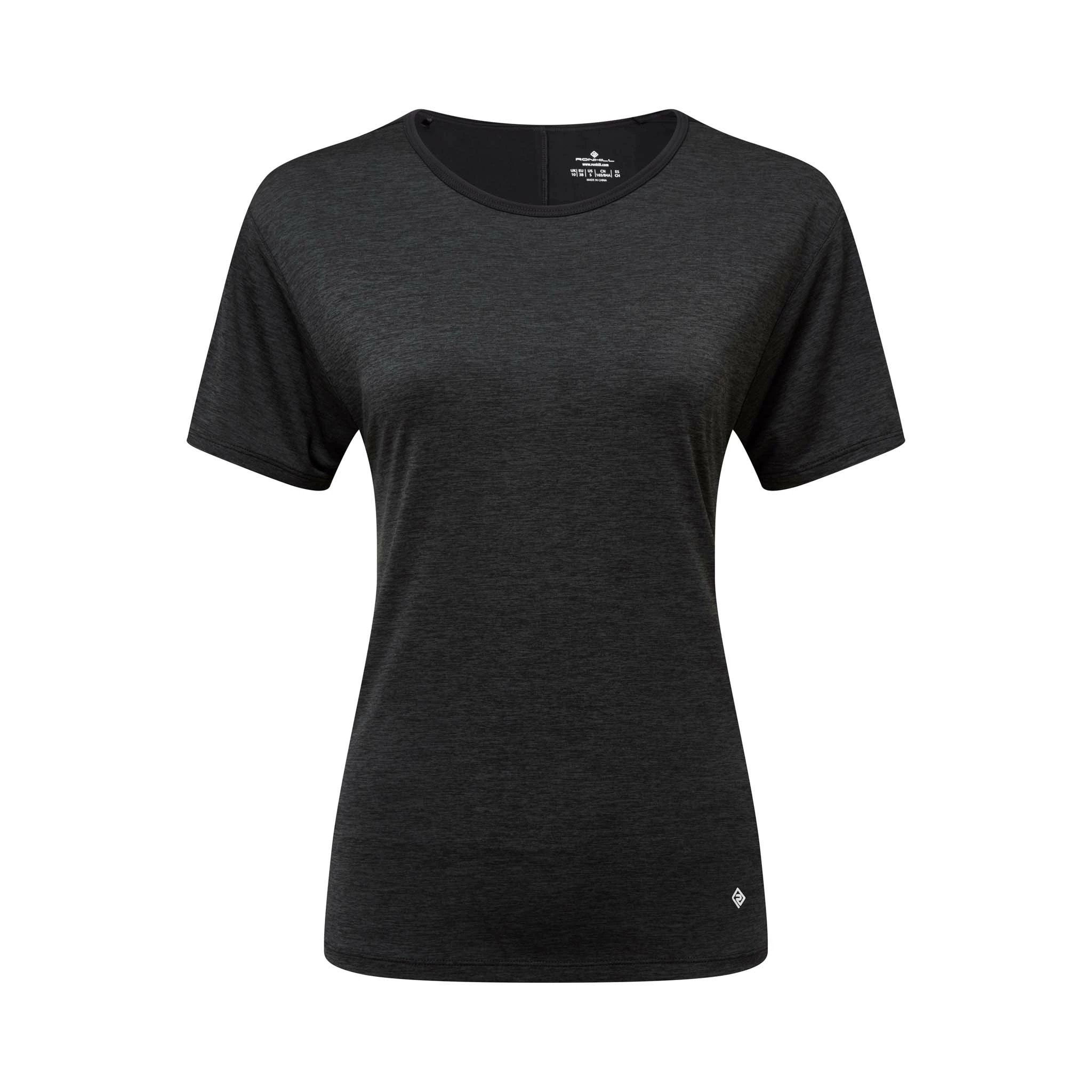 Ronhill | Women's Tech Glide S/S Tee - All Black 3 Ronhill | Women's Tech Glide S/S Tee - All Black