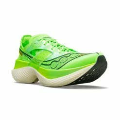 Saucony | Men's Endorphin Elite Running Shoes - Slime 8 Saucony | Men's Endorphin Elite Running Shoes - Slime -True Motion Sales Store S20768 30 M Saucony EndorphinElite frontside