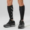 2XU | Unisex Compression Calf Guards -True Motion Sales Store UA1987bBLKBLK 2XU compressioncalfguards front