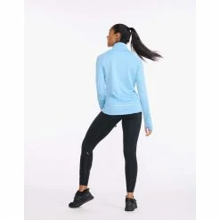 2XU | Women's Ignition 1/4 Zip -True Motion Sales Store WR6672aMIRSRF W 2XUIgnition14Zip backfullbody