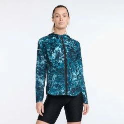 2XU | Women's Aero Jacket - Trailscape Blue