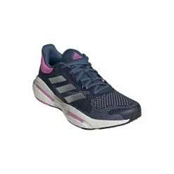 Adidas | Women's Solar Glide 5 Running Shoes - Wonder Steel -True Motion Sales Store adidas GX6721 6 SolarGlide5W FrontLateralTopView
