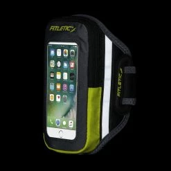 Fitletic | Unisex Forte Running Arm Band - Grey 14 Fitletic | Unisex Forte Running Arm Band - Grey -True Motion Sales Store forte grey green reflector 2