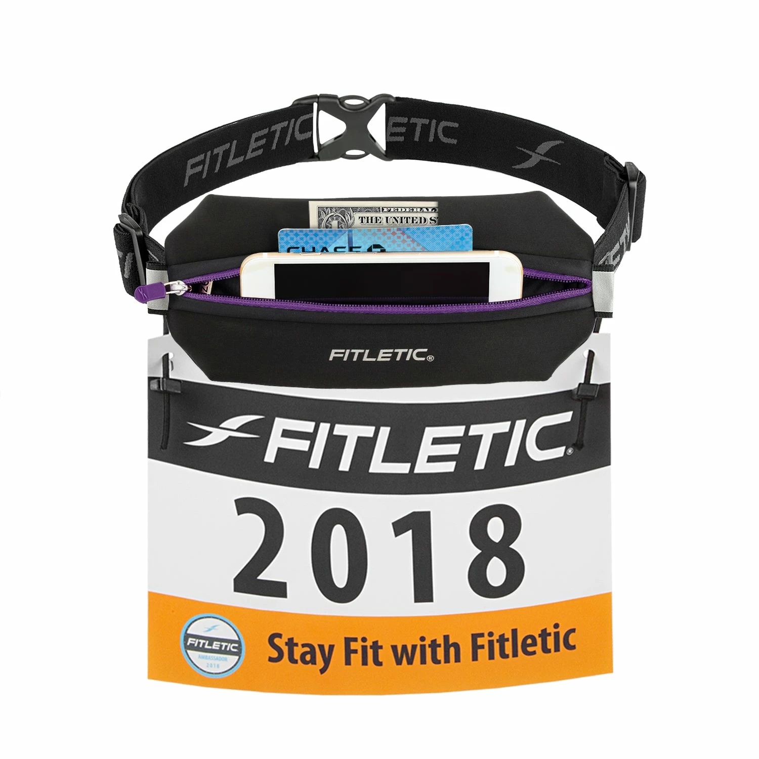 Fitletic | Unisex Neo Racing Belt - Black 5 Fitletic | Unisex Neo Racing Belt - Black - Image 3