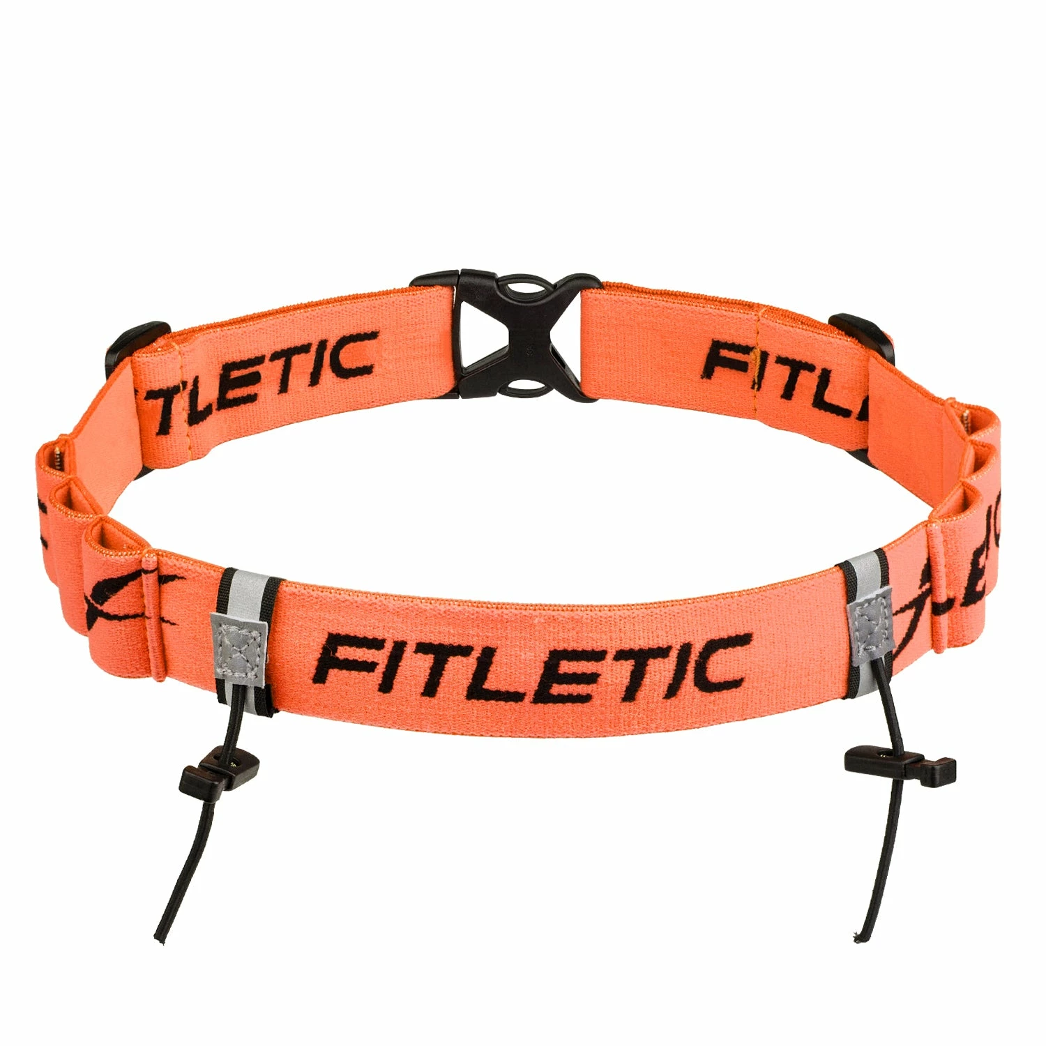 Fitletic | Unisex Race II Number Running Belt - Orange 3 Fitletic | Unisex Race II Number Running Belt - Orange