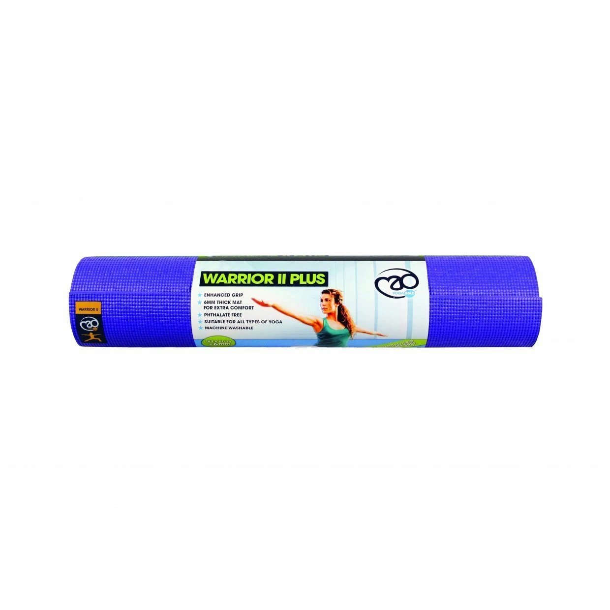 Fitness-Mad | Unisex Warrior Yoga Mat II 6mm - Purple 3 Fitness-Mad | Unisex Warrior Yoga Mat II 6mm - Purple